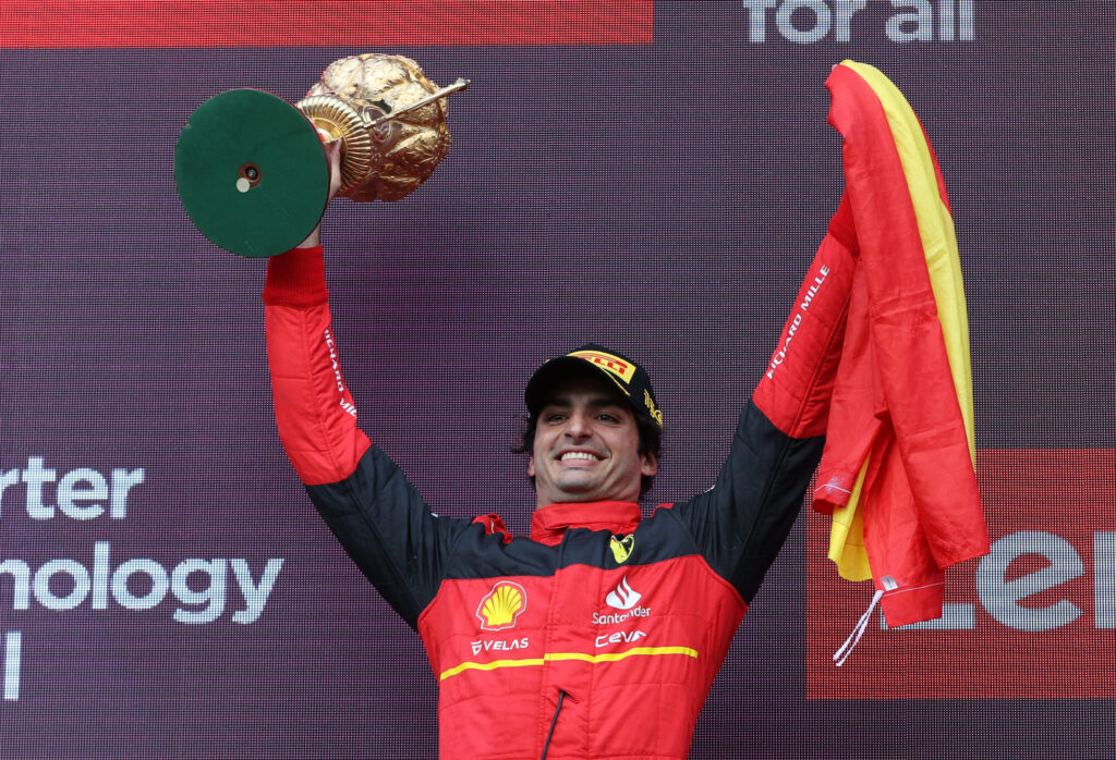 Carlos Sainz takes his first F1 win in Silverstone thriller